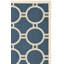 Tapis intérieur / extérieur bleu / beige Sayden-20794341