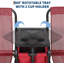Balancelle pour 2 personnes avec porte-gobelets, table de rangement pivotante et sac isotherme, auvent réglable, structure en acier pour la cour arrière, balcon, bord de piscine-563092948