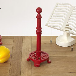Iron Paper Towel Holder, Chilli Red