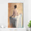Après le bain corail par James Wiens - Peinture-65863921-65863919