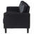 Chanoch Upholstered Track Arm Sofa Black-1782475935