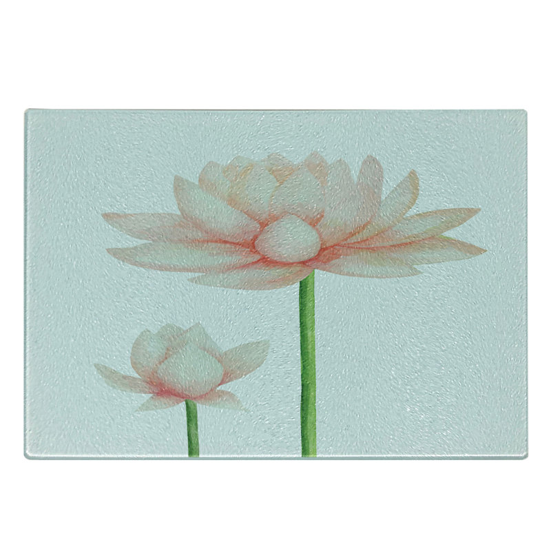 Planche à découper en verre trempé Ambesonne