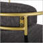 Ensemble de tabourets de bar pivotant à hauteur réglable moderne avec coussin capitonné et base stable pour comptoir de cuisine