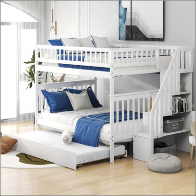 Bunk Bed With Trundle And Staircase