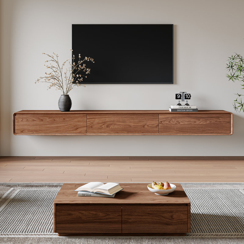 Modern Floating TV Stand Wall-Mounted with Storage