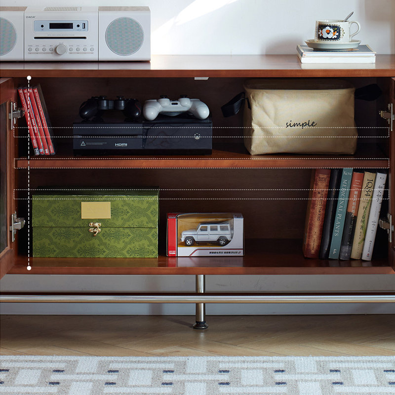 Meuble télé moderne de style rétro