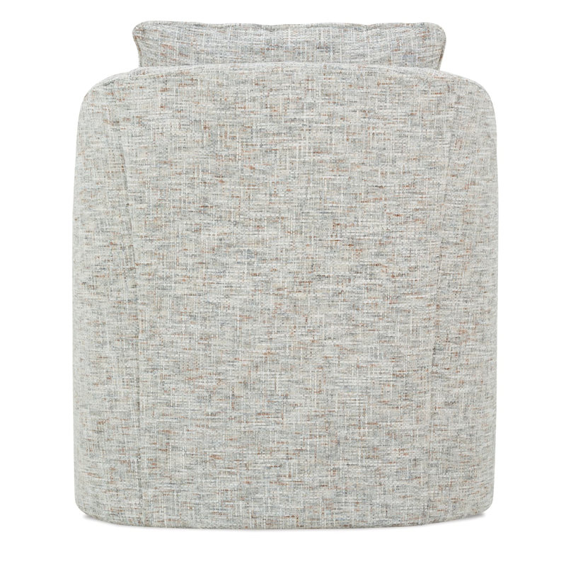 Hollins Swivel Chair, Gray Polyester