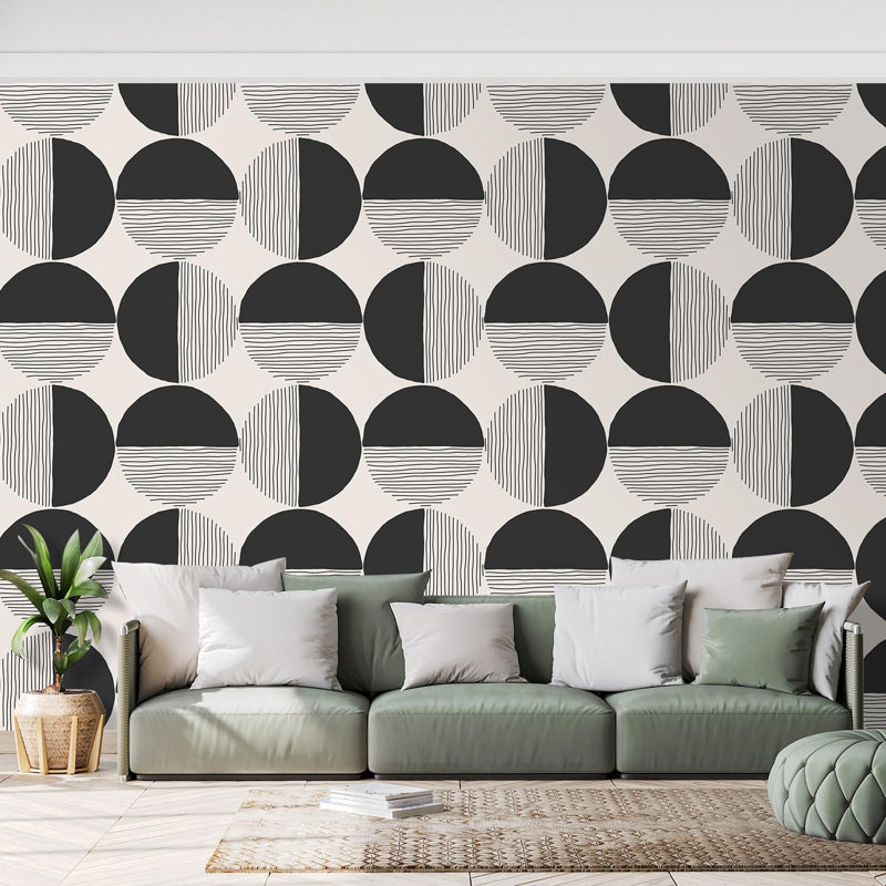 Peel & Stick Geometric Border, 120" L x 120" W