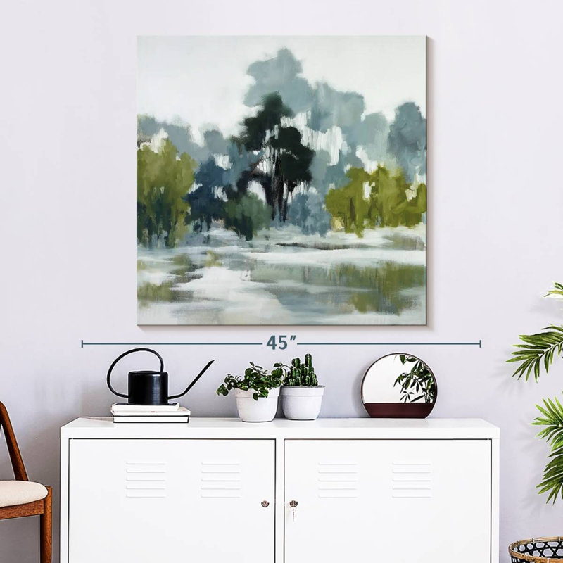 River Reflections, 33" H x 33" W