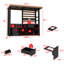 Fusion Flame Galvanized Steel Covered Outdoor Kitchen-129225371