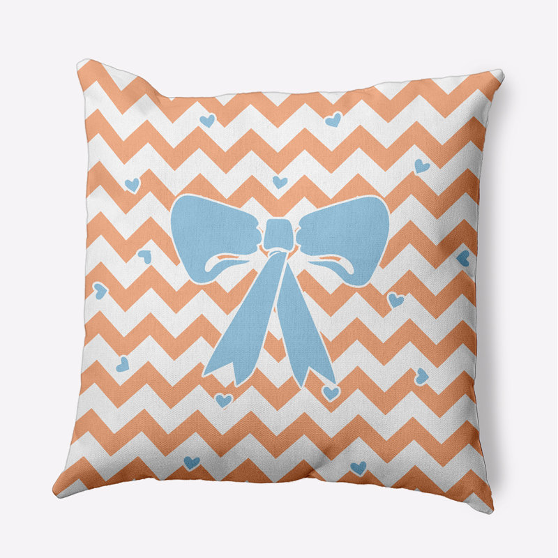 Coussin décoratif en polyester géométrique, H 26 po x l 26 po, Carré