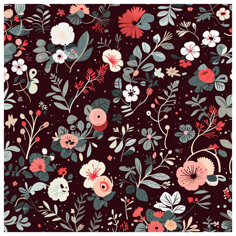 Édredon floral avec literie bohémienne, Très grand lit