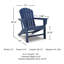 Chaise Adirondack pliante Emory-914924974