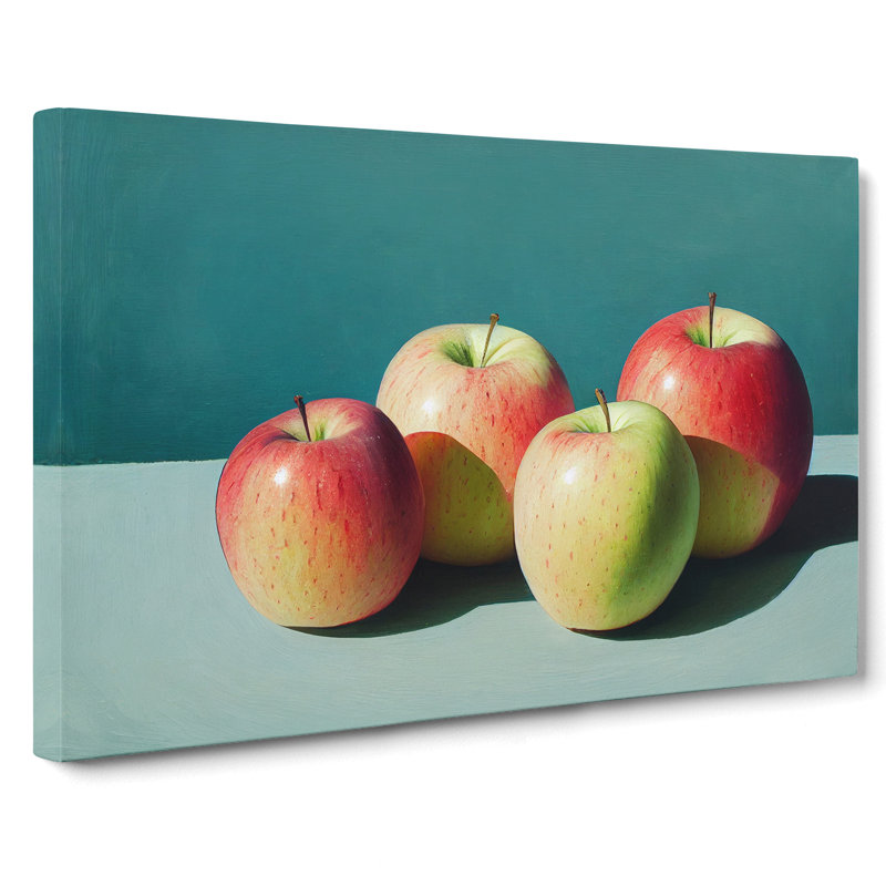Apple Fruit Selection Vol.1 - Wrapped Canvas, 40cm H x 60cm W x 3cm D
