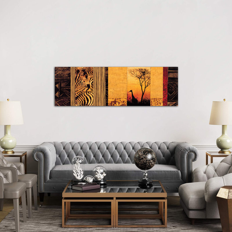 African Plains by Chris Donovan - Wrapped Canvas Panoramic Print, 182.88 cm H x 60.96 cm W