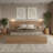 James 3 Piece Bedroom Set with Bed and 2 Floating Nightstands-109762589-109762588