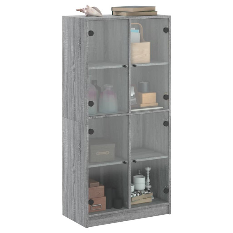 Orane China Cabinet, Grey Sonoma