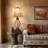 Set Of 2 Farmhouse Rustic Table Lamps For Living Room,traditional Bedroom Lamps For Night Stands Antique Decor-1078325642
