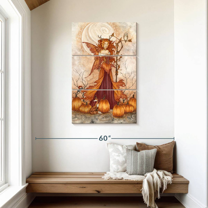 Kelan Pumpkin Queen, 45" H x 28" W