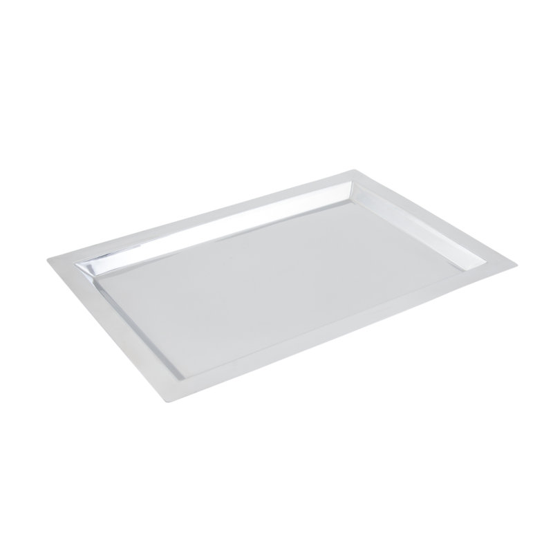 Tray, 13-1/8" x 18-7/8" x 7/8" Deep, Square, Stainless Steel