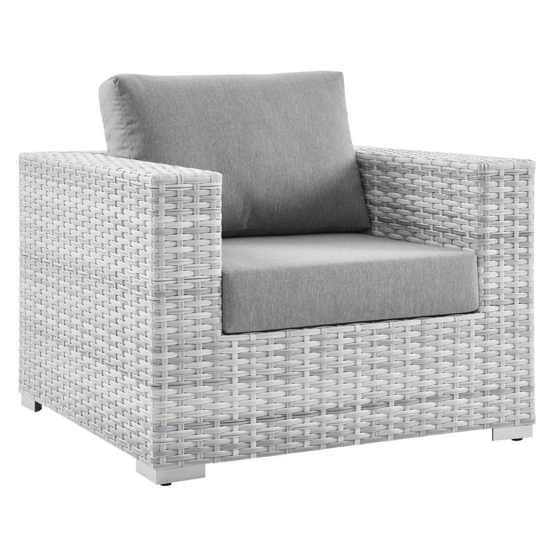 Convene Outdoor Patio Armchair, Gray