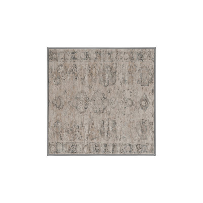 Machine Washable Gray Area Rug