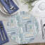 Ensemble de 4 napperons en plastique CounterArt Blue Escape