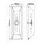 Poulan Flush Mounted Sconce