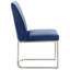 Chaise d'appoint rembourrée en velours Harriss-2012099667