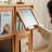 Creative Simple Wood + Glass Door Storage Cabinet Accent Cabinet