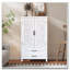 Armoire de rangement blanche 27 po