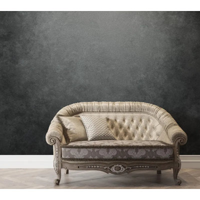 Dark Charcoal Concrete Texture Wall Mural