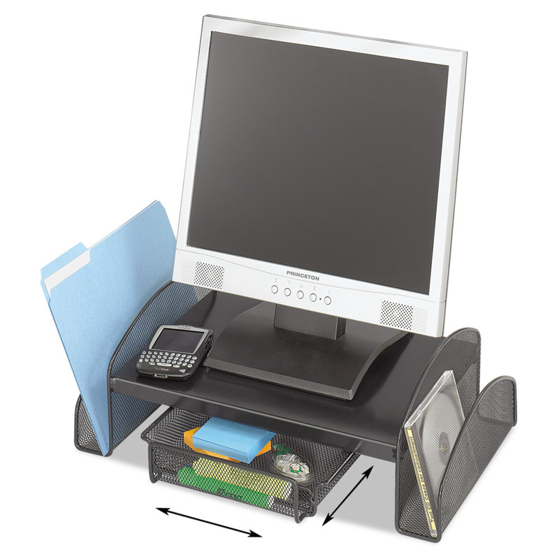 Onyx Mesh Steel Monitor Stand