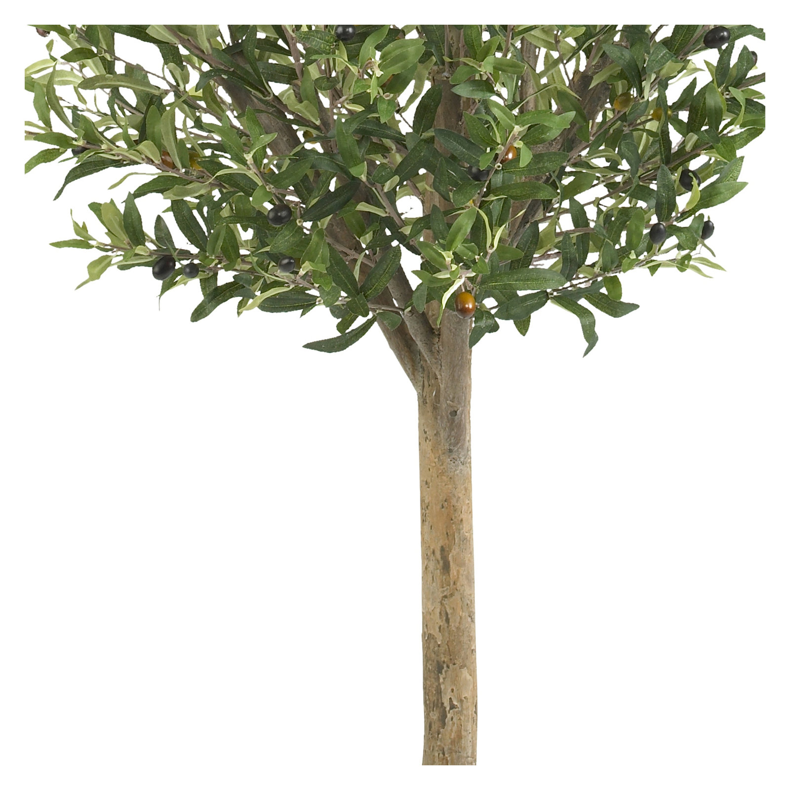 53'' Faux Olive Tree Topiary in Pot