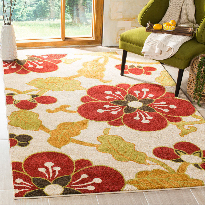 Hestia Performance Floral Rug, Rectangle 8' x 10'