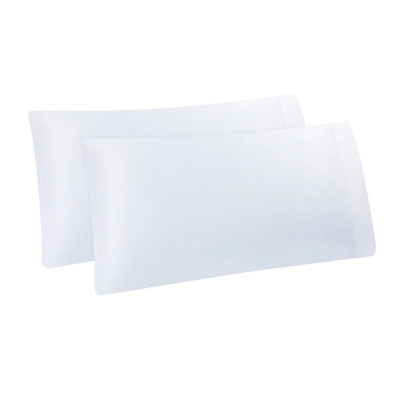 Aston & Arden Eucalyptus Tencel Pillowcase Pair TENCEL - Set of 2, Standard, Dark Gray
