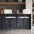 29.5" Seat Height Tall Bar Stools with Back - Extra Wide Seat Bar Height Stools, Scratch-Resistant Leather and Steel Frame(1PCS)-995624234
