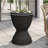 Extendable Round Polypropylene Outdoor Coffee Table-617588492