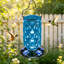Mangeoire à colibri en verre pour l'extérieur, mangeoire en nectar à l'épreuve des fuites avec orifices à fleurs et perchoir, mangeoire à oiseaux suspendue en cristal pour le jardin, le patio, la cour arrière