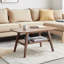 Table basse en chêne massif 31,5 "avec tablette-1951435386-1993448382