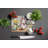 Decorating Easter English Bull Terrier Glass Cutting Board
