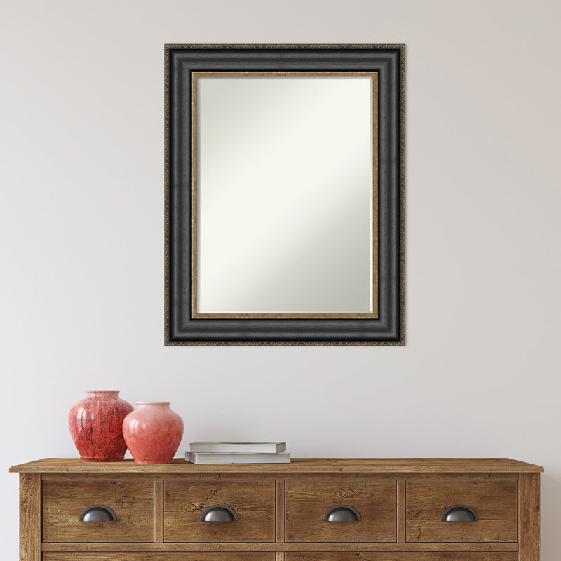 Yass Closed Corner Frame Flat Wall Mirror