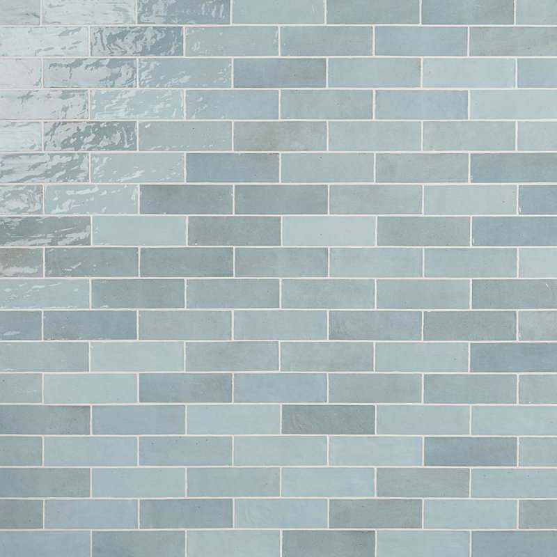 Portmore 3x8 Glazed Ceramic Tile, Blue