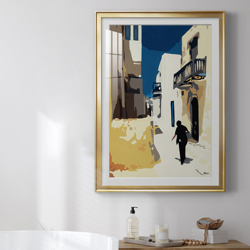 Impression encadrée de qualité supérieure - prête à être accrochée, Cadre doré, H 36,5 po x l 26,5 po