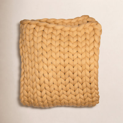Maxine Acrylic Chunky Knit Throw Blanket
