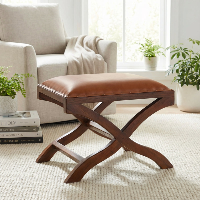 Tabouret en bois massif