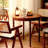Brown Round Solid Wood Dining table-330137128