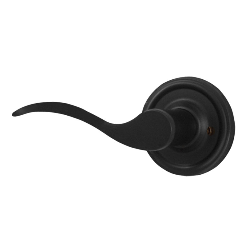 Poignée de porte Bordeau, Noir, Gauche