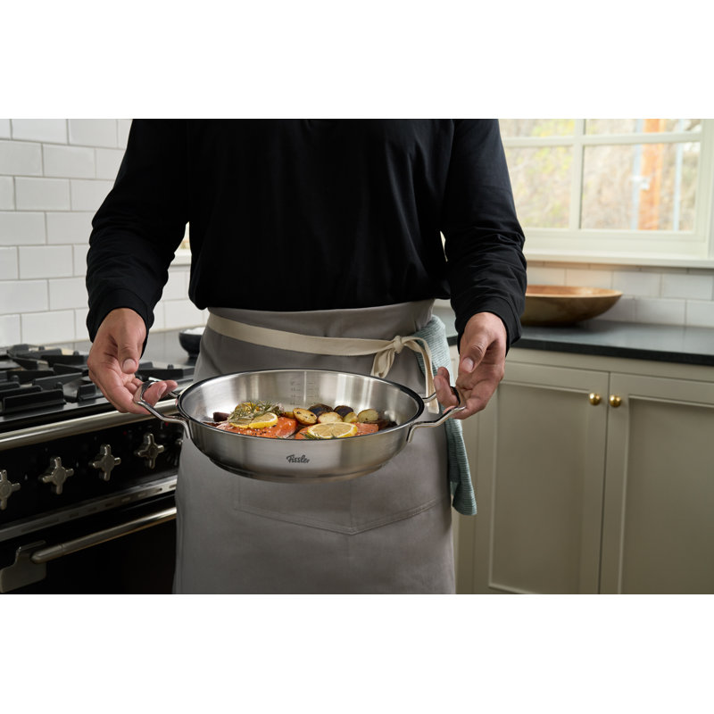 Original-Profi Collection® Stainless Steel Serving Pan With High Dome Lid, 9.5-Inch, 2.60" W