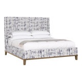 Michael Weiss Solid Wood Wingback Bed